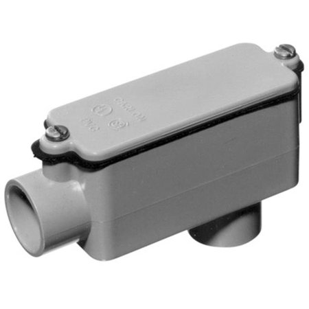 MAKEITHAPPEN E986HR PVC Access Fitting For 90 Turns; Type Lb - 1.5 in. MA831201